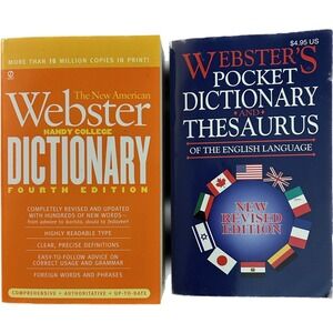 Webster College Dictionary & Webster’s Pocket Dictionary & Thesaurus